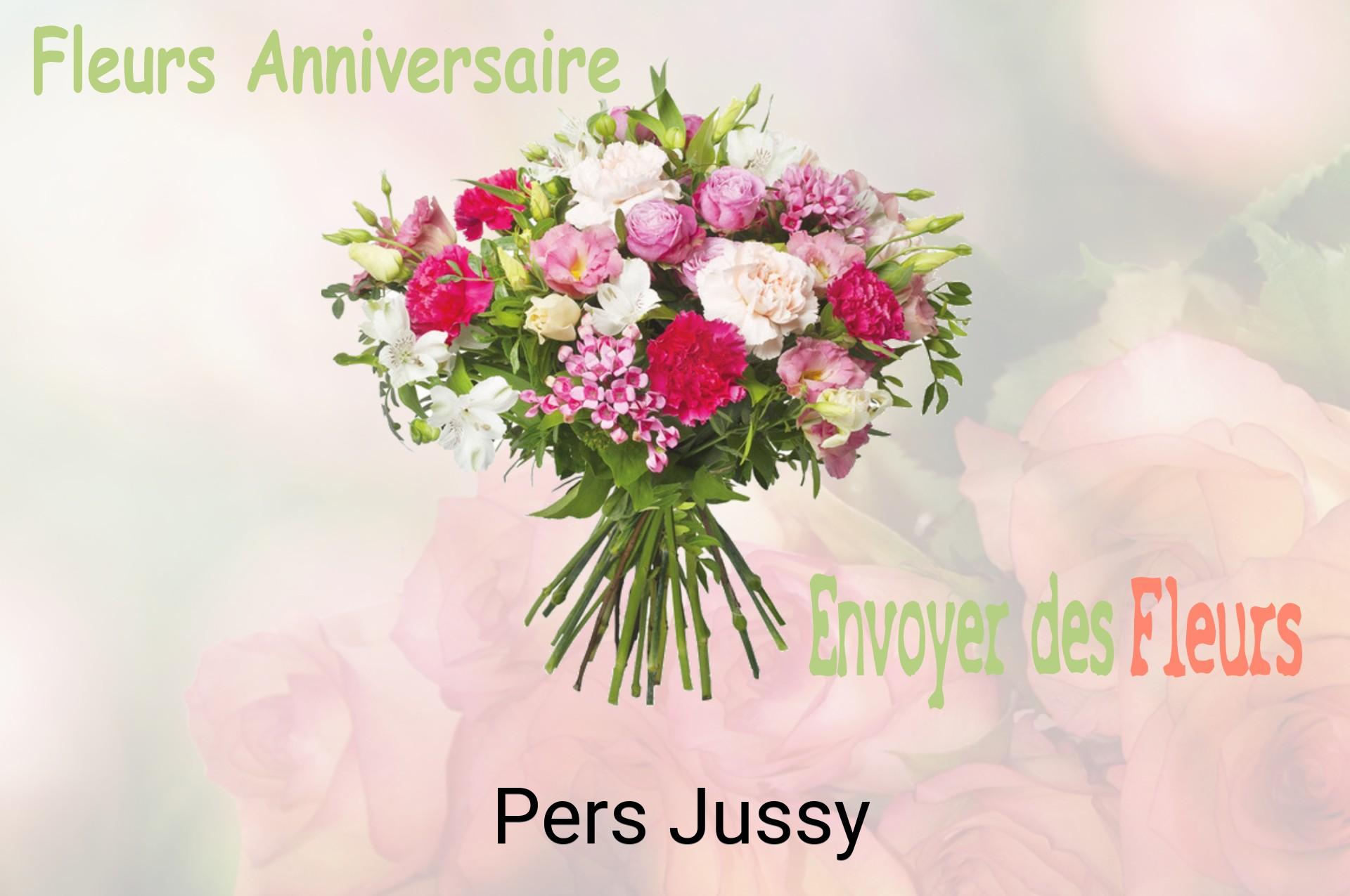 Bouquet de fleurs d’anniversaire livré à Pers-Jussy