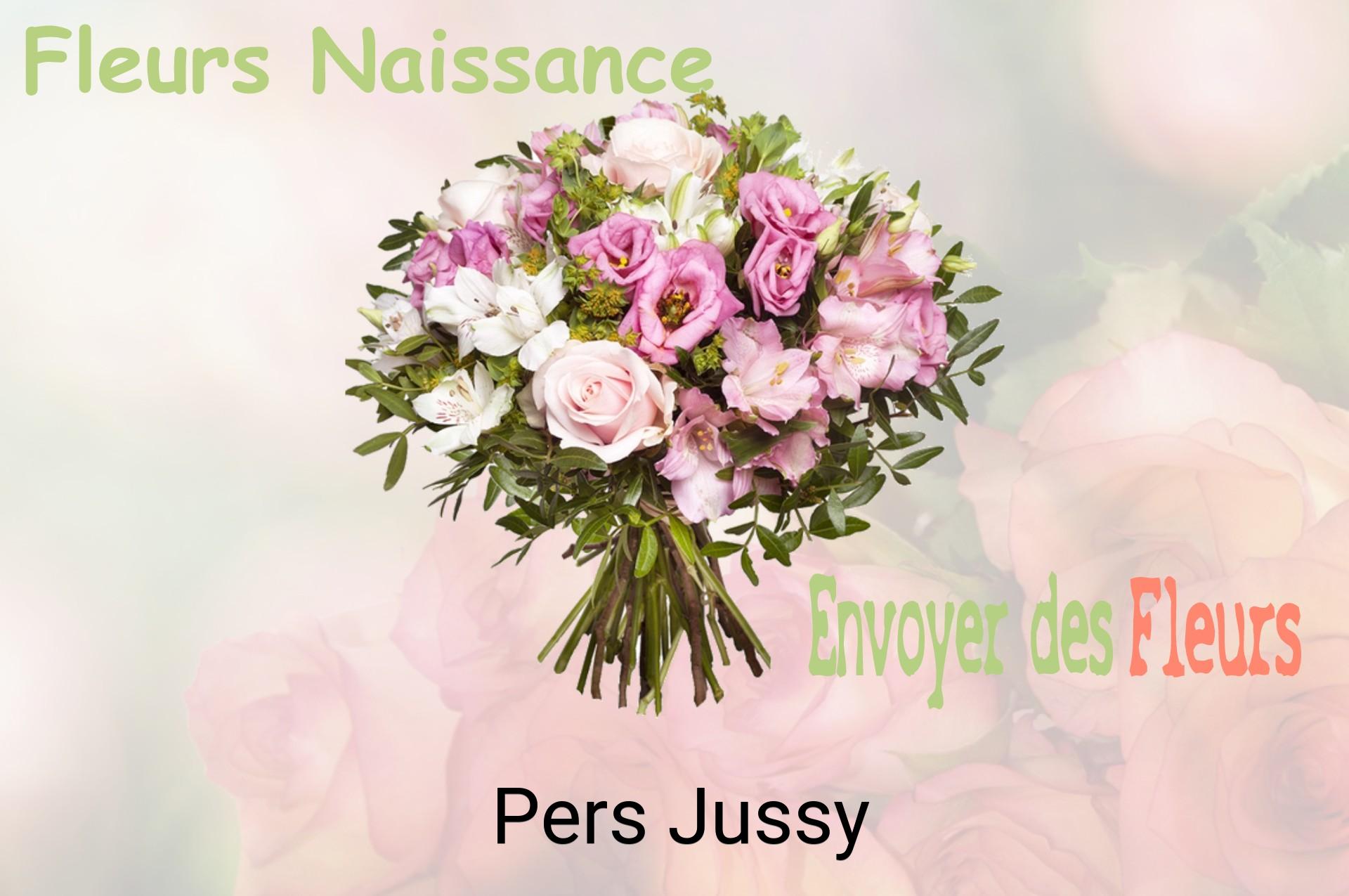 Bouquet de fleurs de naissance livré à Pers-Jussy